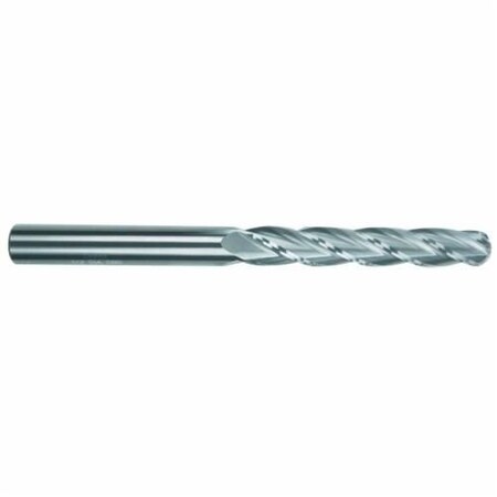 Morse End Mill, Ball Nose Center Cutting Extra Long Length Single End, Series 5953G, 12 Diameter Cutter 91206